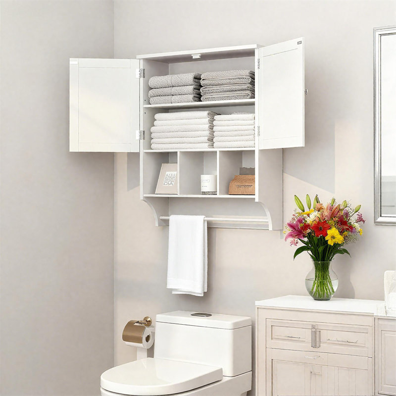 Armoire murale de salle de bain, Blanc