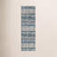 Paint Chip Blue Hand Micro Hooked Wool Rug-57360365