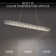 Verve LED 1 Light Crystal Linear Pendant