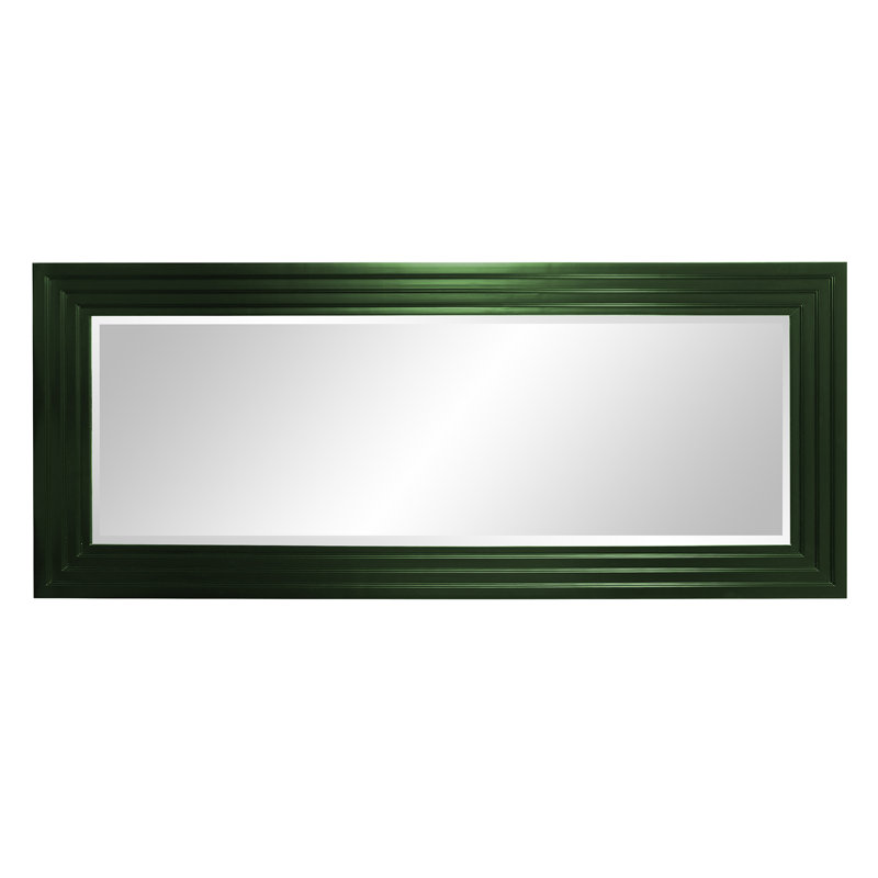 Miroir pleine longueur Amy, 82 po x 34 po, Vert forêt