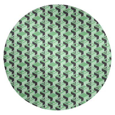 Chenille Geometric Indoor Rug