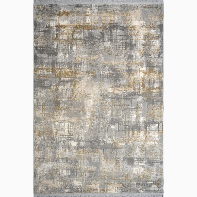 Luxurious Hall Carpet Runner, 4 x 13.1 Feet | Grey, Beige, & Cream Colors | 60% Polypropylene / 40% Polyester | 1.8 lbs per sq ft | 7 mm Pile Height | 320,000 Thread Points | Vacuum Safe, Spot Clean Only, Elegant & Durable Design