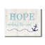 «Hope Anchors», reproduction d'art textuel sur toile tendue-1730078067