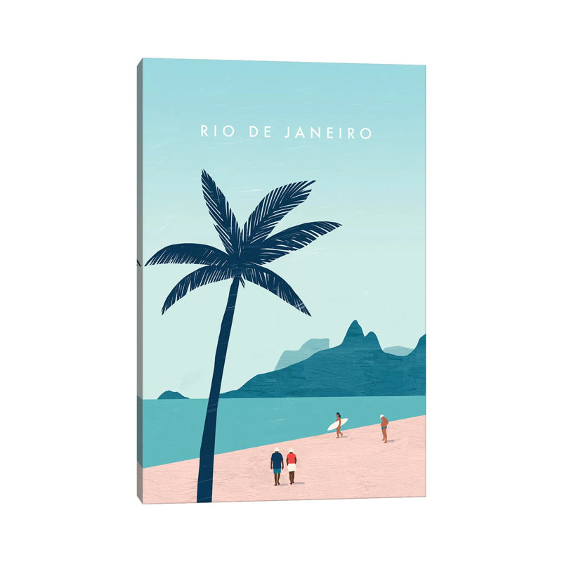 «Rio de Janeiro» par Katinka Reinke, impression sur toile tendue, H 60 po x l 40po x P 1,5 po