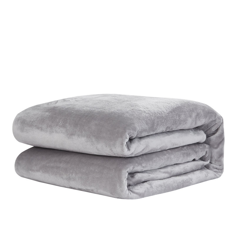Couverture polaire, Double / Grand, Gris acier