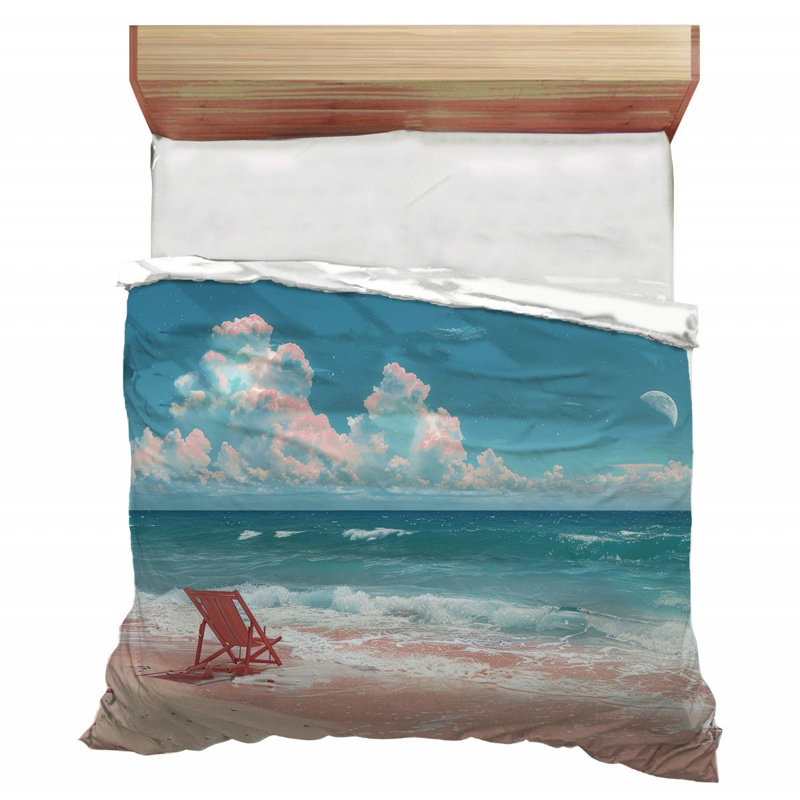 Édredon de plage Beach Day Bedding Sandy Shore, Édredon simple