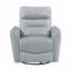 1pc avec fauteuil inclinable et fonction pivotante en cuir massif, meubles de salon en bois massif, turquoise-1409701388