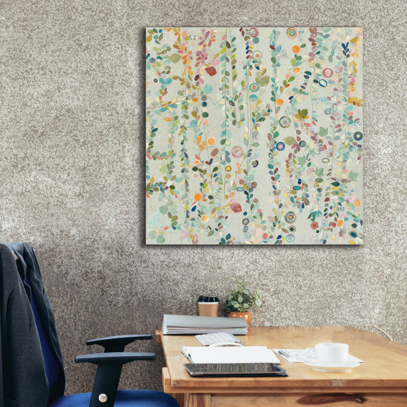 «Hazel Brook Spring» par Candra Boggs, art mural sur toile, H 37 po x l 37 po x P 1,5 po