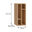 Rydar 72.1cm H x 30cm W Standard Bookcase-124889467