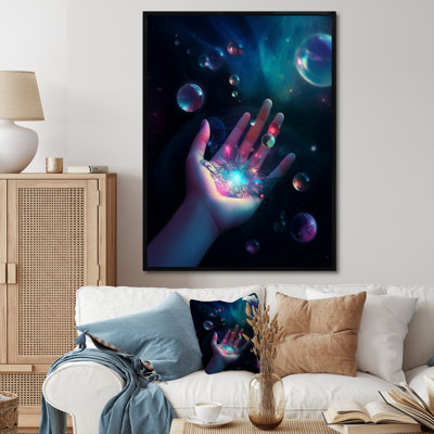 " The Universe in the Palm of Your Hands I " Color Photography Print