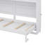 Lit escamotable simple de taille simple avec armoire murale, supports, lit pliant peu encombrant avec éclairage et ports USB-1203774780
