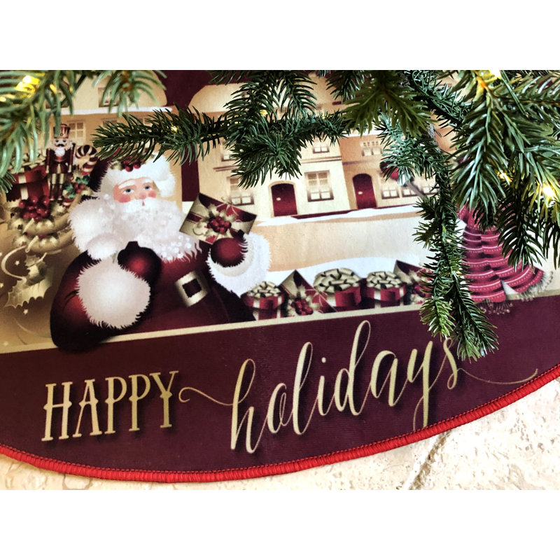 Santa Town Tree Skirt