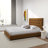 Genka Mid Century Modern Velvet Upholstered Platform Bed-87424998-101185471