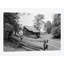 Rustic Log Cabin From 1880S Be derrière Post & Rail Fence In Blue Ridge Mountains - Reproduction de photo sur toile tendue-27893390-72508036-72508031