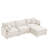 Modular L-Shaped Sectional Sofa With Movable Ottoman For Customizable Living Room Comfort And Flexible Seating Arrangements.-2123389168