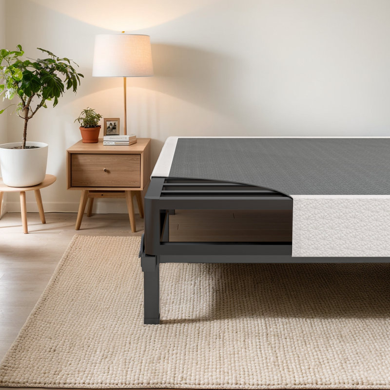 10inch Metal Box Spring with Round Corners - 3500 lbs Capacity, Extra Long Twin, 10"