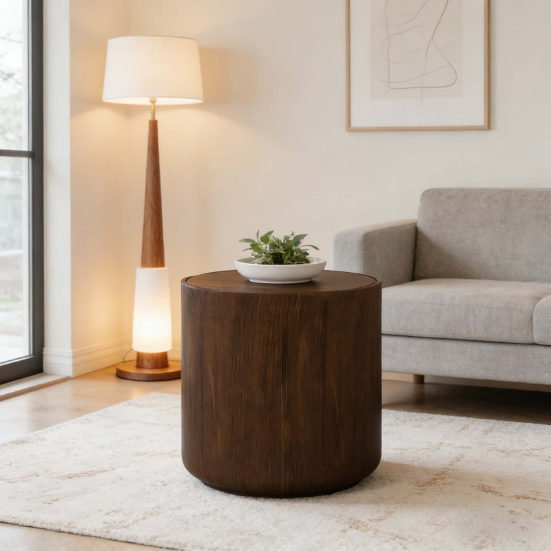 Tabouret de jardin 19,29 po H, Brun