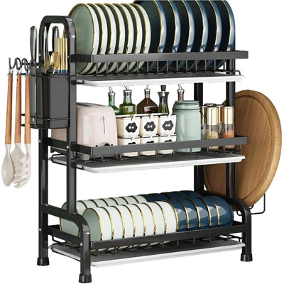3-Tier Dish Drainer Rack