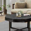 Table basse octogonale en bois avec patchwork de style campagnard 30 pouces-721313537