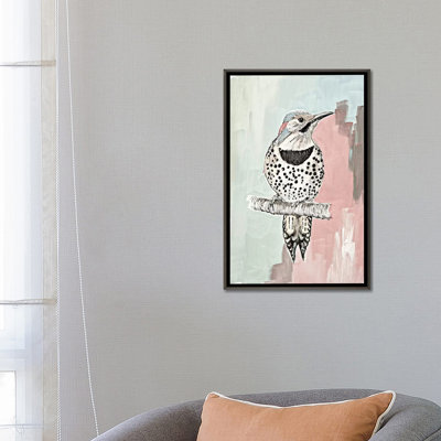 "Beige Woodpecker I" par Patricia Pinto, reproduction d’art