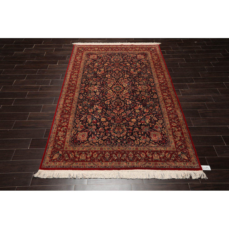 One-of-a-Kind Rectangle:5'11''x9' Area Rug in Midnight Blue