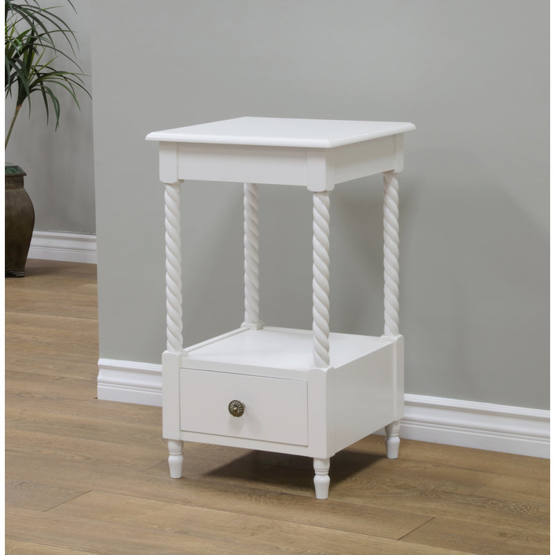 Falcone 15.75'' W Nightstand, White