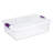 Sterilite Clear View Storage Container Tote w/ Latching Lid