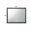 Miroir exquis pour la maison avec matériaux durables et design polyvalent
