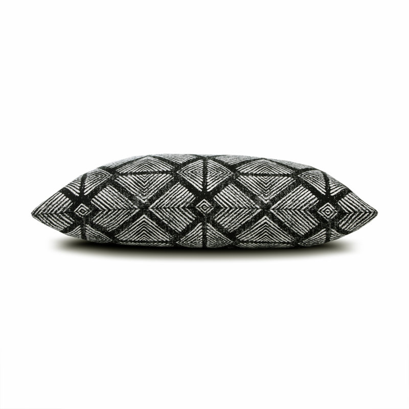 Bakuba Outdoor Rectangular Sunbrella® Pillow Cover & Insert, Ebony