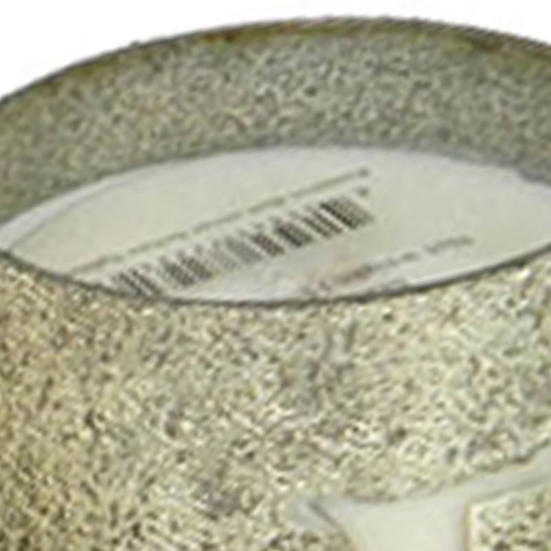 Ensemble de 4 bougies parfumées en cire de soja avec supports ronds en verre Earl Grey