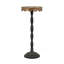 Petite table d'appoint avec dessus festonné