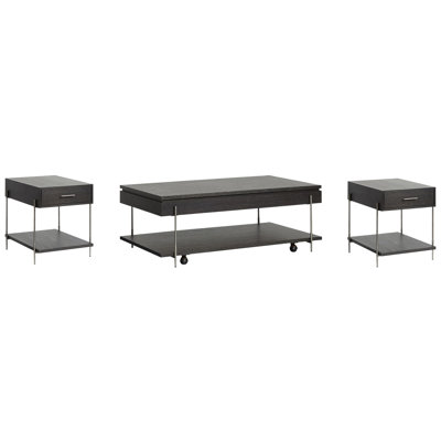 Suwalski Lift Top Storage Cocktail Table With 2 End Table