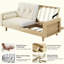 Tufted 3 Seater Sofa Bed-42651000