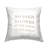 No Decorative Addition Throw Pillow