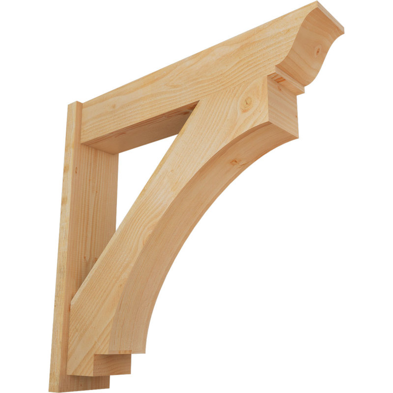 Persienne impériale traditionnelle, P 38 po x H 38 po, Sapin Douglas de 8 po (sciage brut)