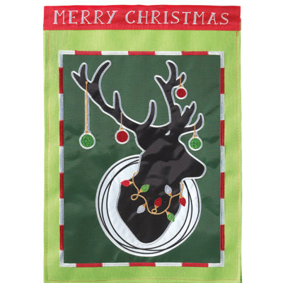 Double Sided 18'' H x 13'' W Polyester Animal Garden Flag