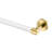Clarion Wall Mounted Bathroom Towel Bar | Crystal Clear Acrylic-121850287-121850290
