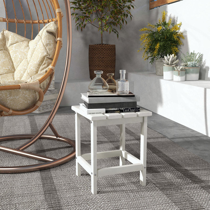 Outsunny Weather-Resistant HDPE Adirondack Side Table