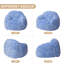soft faux fur beanbag chair – Foam-padded lounge sofa – With armrests and washable cover – Ideal for bedroom, living room, reading, gaming , 94×96×65cm-1605458701