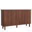 Buffet 59,7 ", rustique moderne pour la salle à manger - Brun