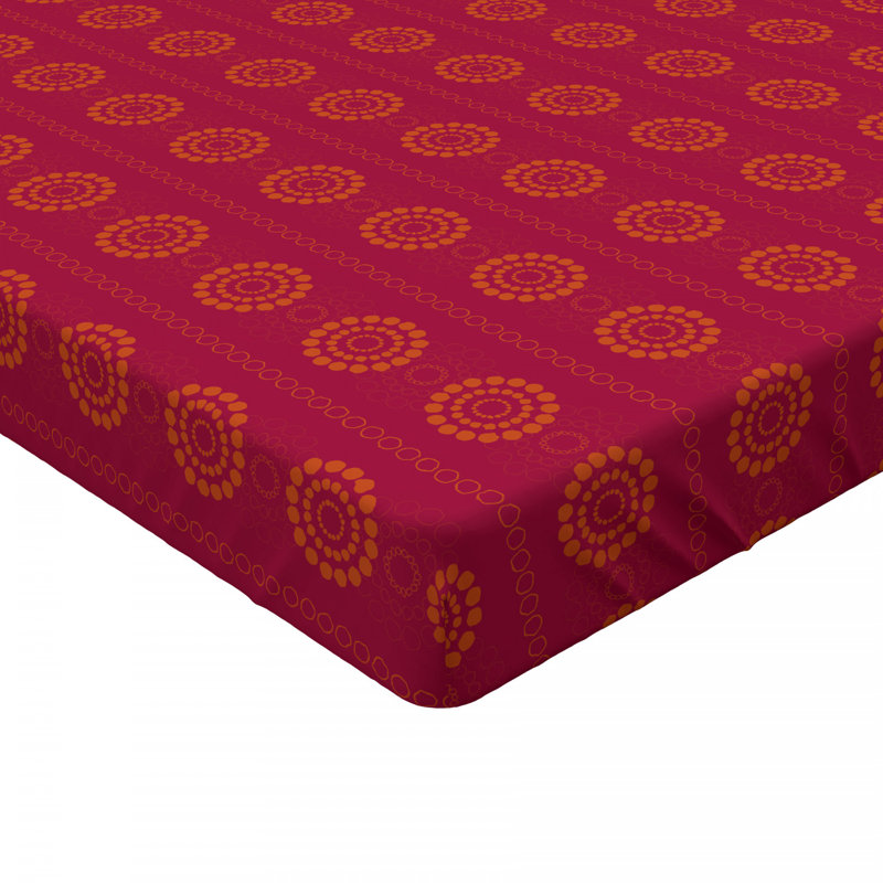 Microfiber Floral Fitted Sheet, Queen Fitted Sheet