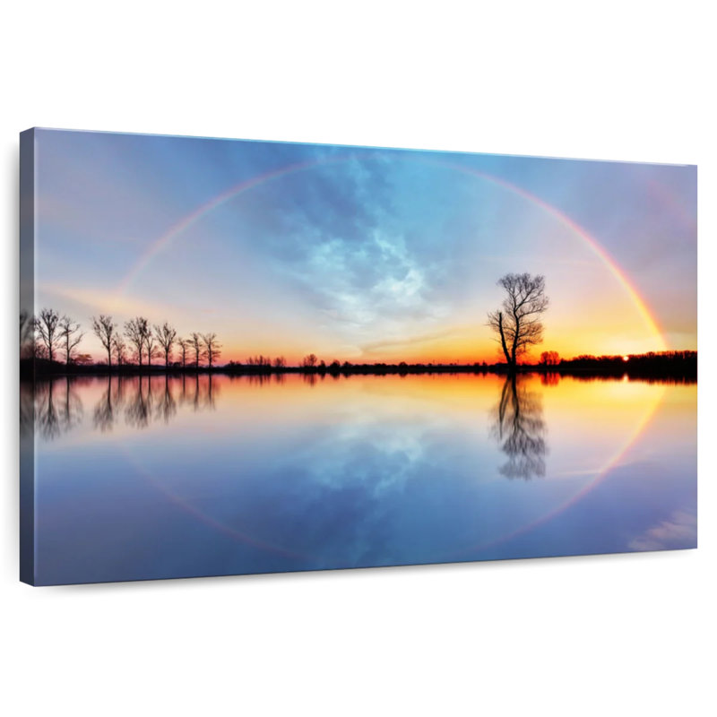 Kerrick Sunset Rainbow Reflection, 30" H x 45" W