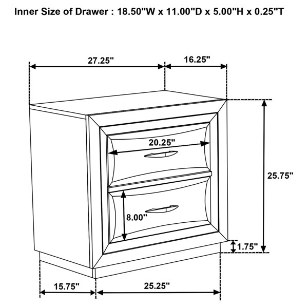 Dimensions du produit