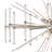Eris 8 - Light Sputnik Sphere Chandelier