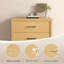 Commode 3 tiroirs en bois - Commode large pour chambre à coucher, salon ou bureau personnel-1418459962