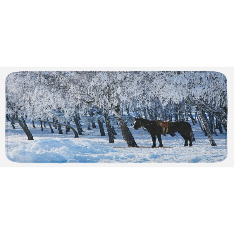 Tapis de cuisine équestres