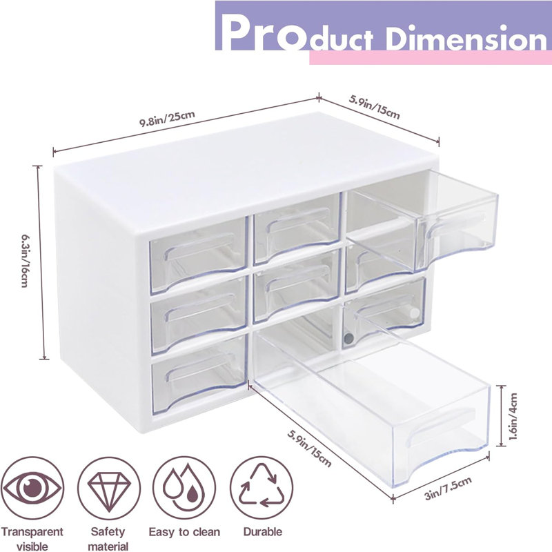 9-drawer Desk Organizer