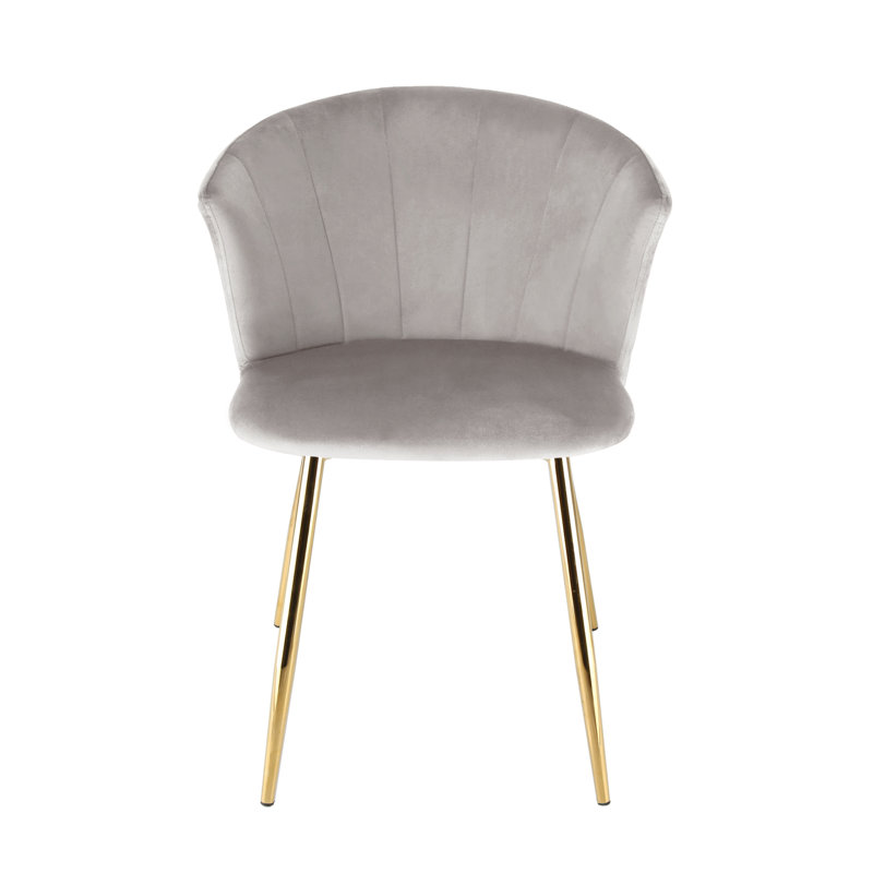 Polster 49cm H Velvet Upholstered Armchair, Taupe