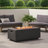 40" Outdoor 40,000 BTU Rectangular Mgo Concrete Propane Fire Pit, Light Grey (Tank Cover Not Included)-27068875