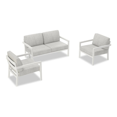 Vivant 56.25" Wide Outdoor Patio Sofa with SunbrCushions